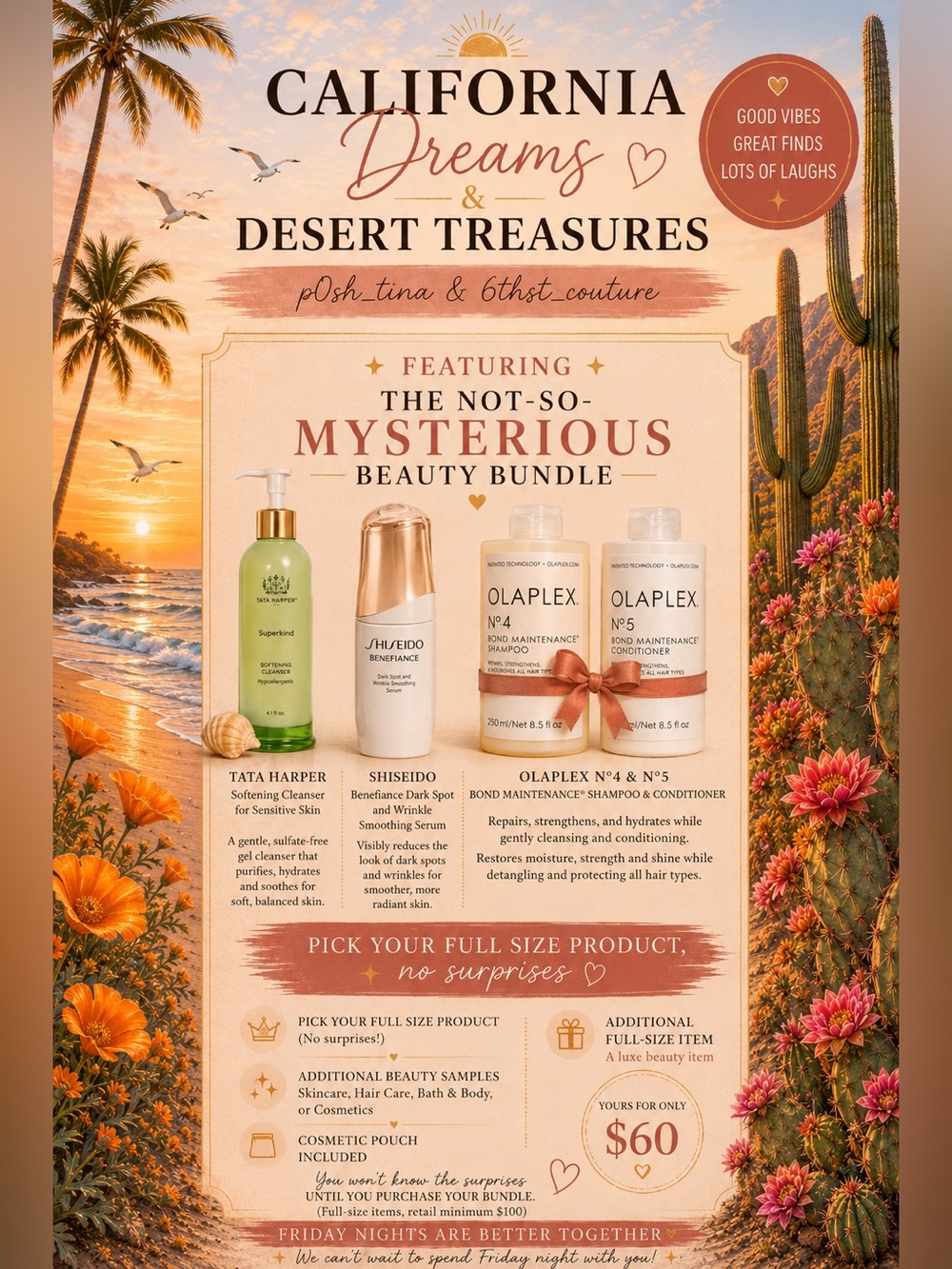 ✨ CALIFORNIA DREAMS NOT SO MYSTERIOUS BEAUTY BUNDLE ✨